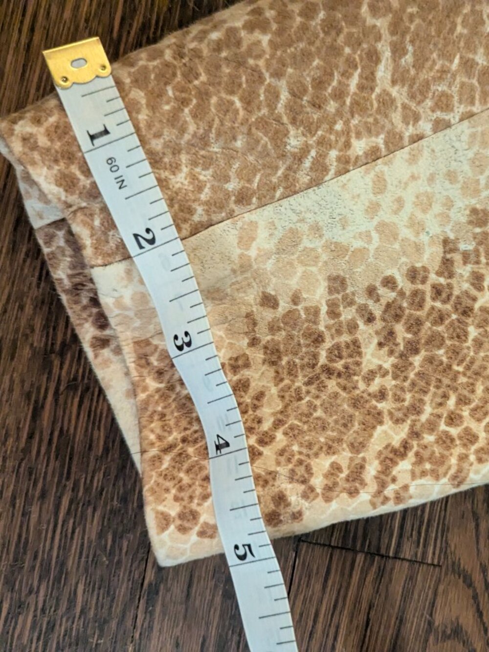 Vintage Women’s Tan Python Suede Coat - Picture 10 of 12